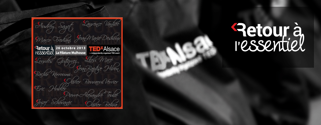 TEDxAlsace 2013,<br> le 26 octobre à Mulhouse